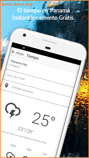 clima de panamá screenshot