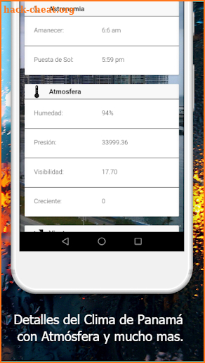 clima de panamá screenshot