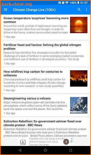 Climate Change Live Events screenshot