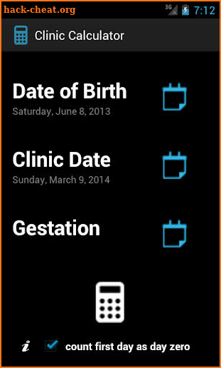 Clinic Calculator screenshot