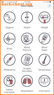 Clinic Vitals screenshot