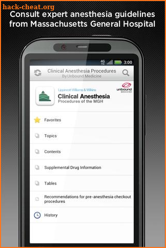 Clinical Anesthesia Procedures screenshot