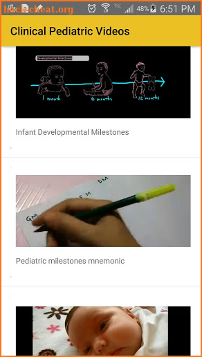 Clinical Pediatric Videos screenshot