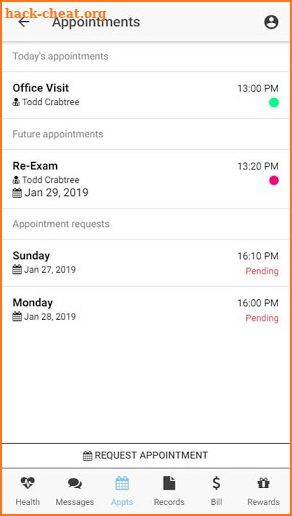 ClinicDr Patient App screenshot