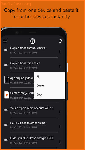 ClipPaste: Universal Clipboard screenshot