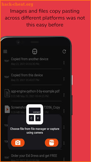 ClipPaste: Universal Clipboard screenshot