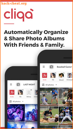 Cliqa: Share Photos & Albums with Friends & Family screenshot