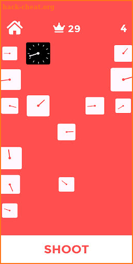 Clock Rush - Minimal Reflex & Shooting Game screenshot