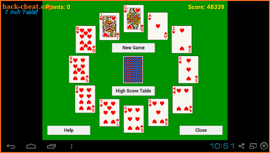 Clock Solitaire screenshot