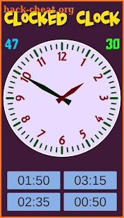 Clocked Clock - Kids learn clock screenshot