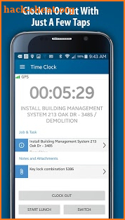 ClockShark - Time Clock App screenshot