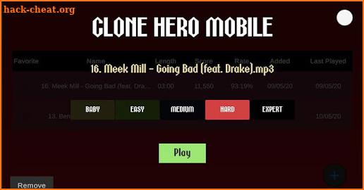 Clone Hero Mobile - MP3 Rhythm Game screenshot