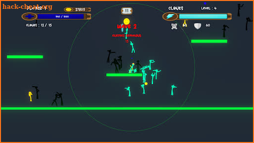 Clone Wars - Stickman Ragdoll Fighting Game screenshot