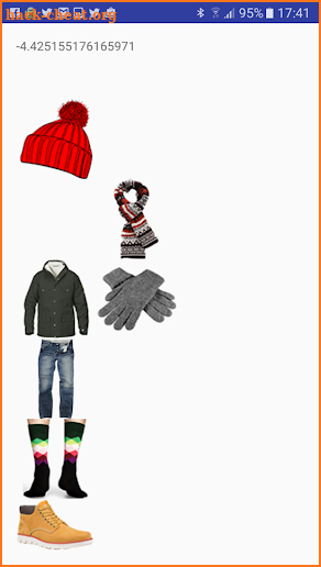 Clothes chooser screenshot