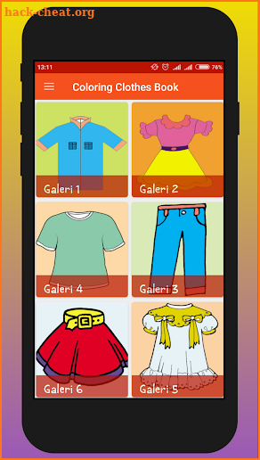 Clothes Coloring Book - Mewarnai Pakaian screenshot