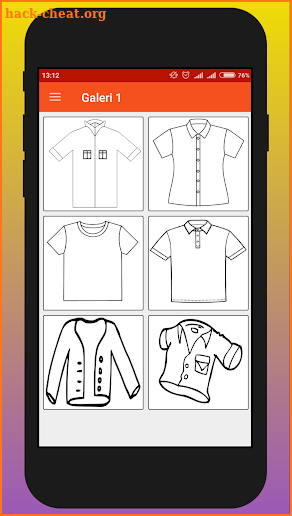 Clothes Coloring Book - Mewarnai Pakaian screenshot