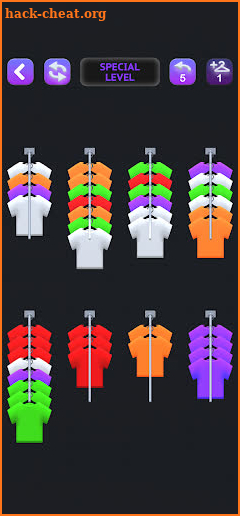 Clothes Sort Puzzle screenshot