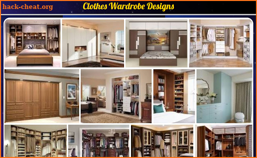 Clothes Wardrobe Designs screenshot