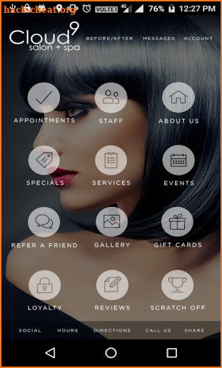 Cloud 9 Salon Spa screenshot