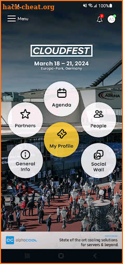 CloudFest 2024 App screenshot