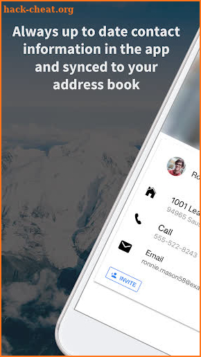 CloudvCard screenshot