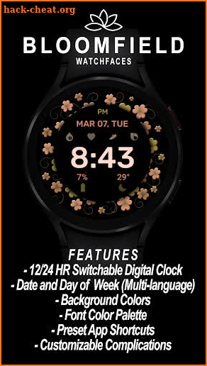 Clover Watchface screenshot