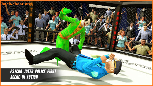 Clown Fighting vs Police Ring Fighting Games screenshot