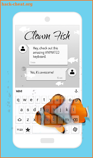 Clown Fish Animated Keyboard & Live Wallpaper screenshot