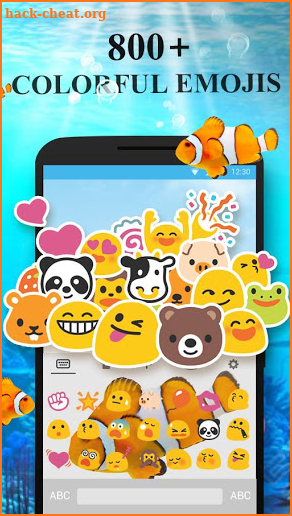 ClownFish Animated Keyboard screenshot