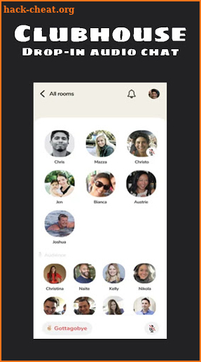 Clubhouse: Drop-in audio cha‪t screenshot
