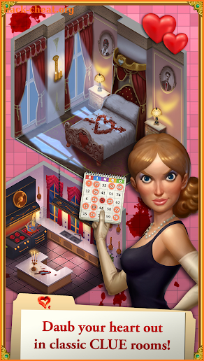 CLUE Bingo: Valentine's Day screenshot