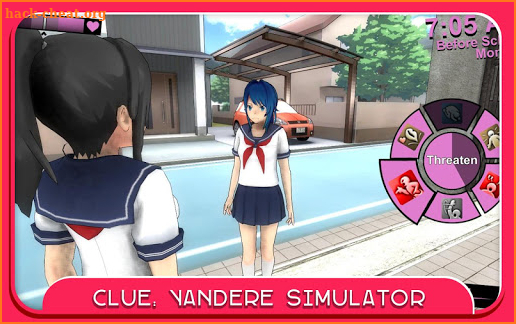 Clue: ❤️yandere senpai Game screenshot