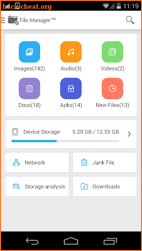 CM FILE MANAGER HD screenshot