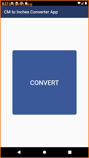CM to Inches Converter App screenshot