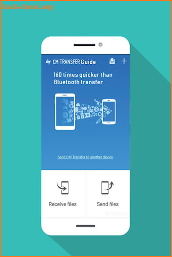 Cm Transfer guide to share file with friends screenshot