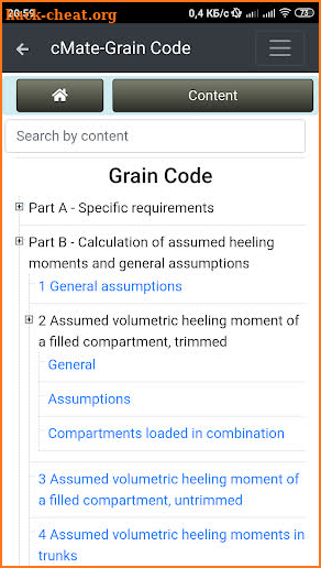 cMate-Grain Code screenshot