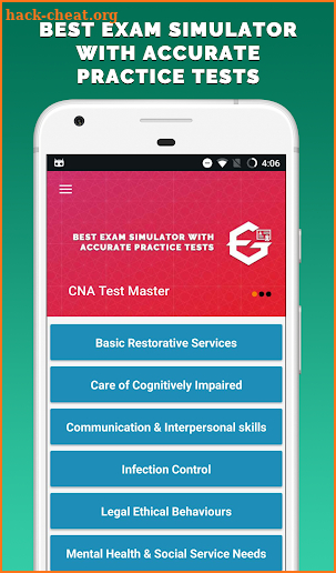 CNA Practice Test 2018 screenshot