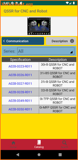 CNC Function Catalog screenshot