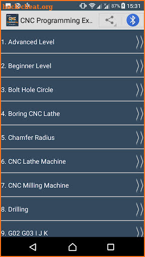 CNC Programming Examples Code screenshot