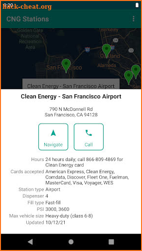 CNG Stations USA screenshot