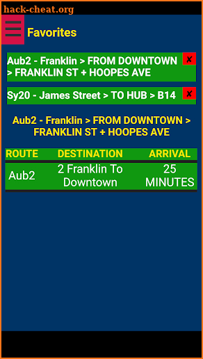 CNY Centro Bus Tracker screenshot