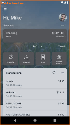 CO-OP Credit Union screenshot