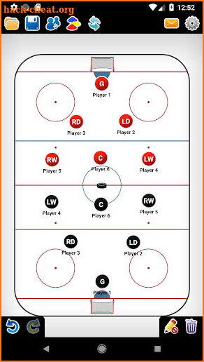 Coach Tactic Board: Hockey screenshot