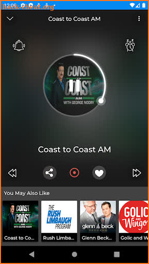 Coast to Coast AM Talk Radio App screenshot