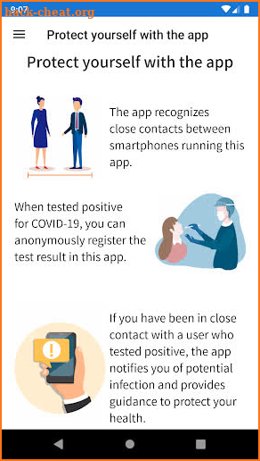 COCOA - COVID-19 Contact App screenshot