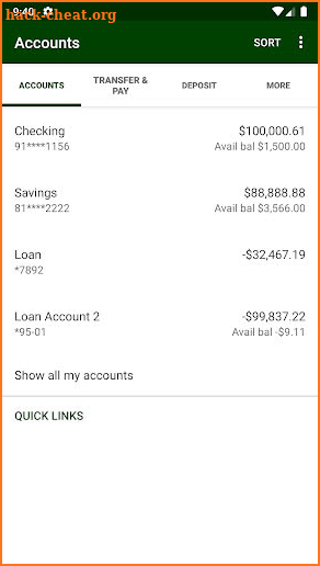 Coconino Federal Credit Union screenshot