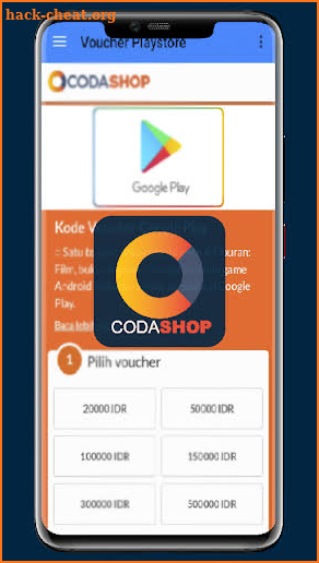 Coda Shop App: Topup Voucher Game Online Mobile screenshot