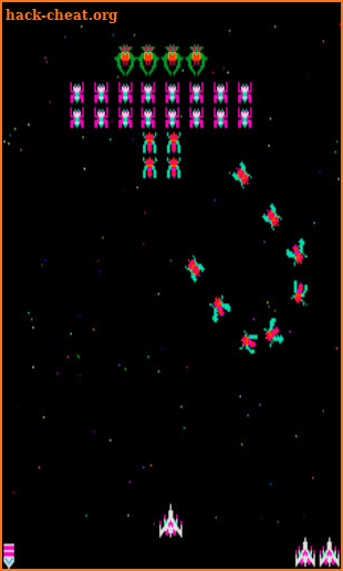 code for galaga classic screenshot