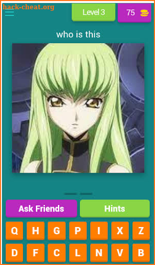 Code Geass Quiz screenshot