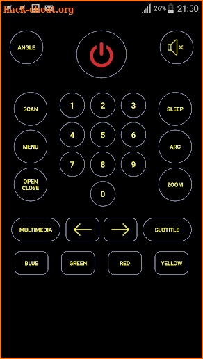 CodeMatics LG Remote Control screenshot